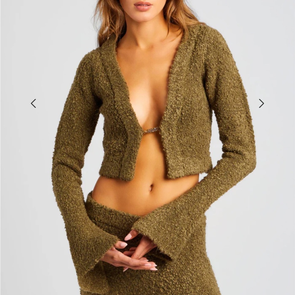 SER.O.YA Bora Boucle Cardigan